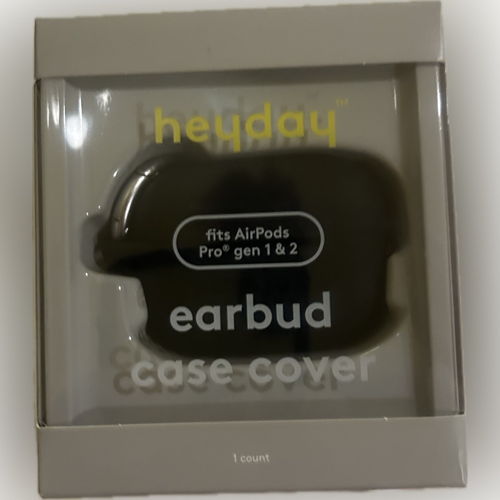 HEYDAY AIRPOD CASE BLACK earbud